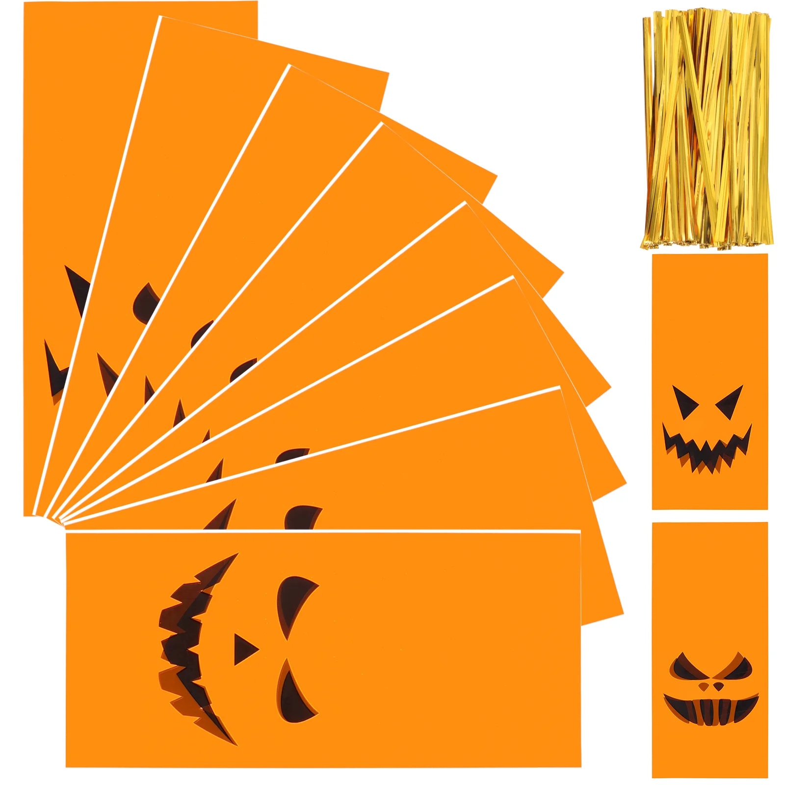

Halloween Candy Bag Party Treat Bags Packing Pouch Holder Snack Storage Chocolate Pouches Ornament