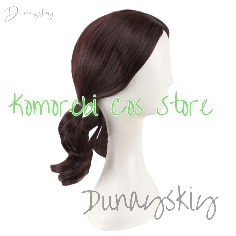 2024 костюм на Хэллоуин Эстер косплей женские коричневые вьющиеся синтетические