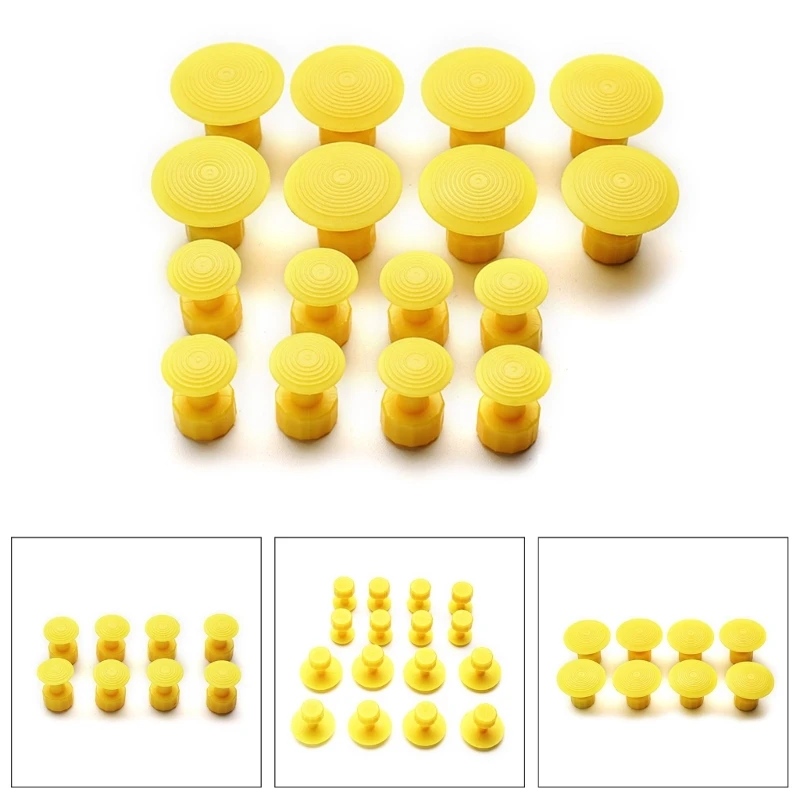 

16Pcs Auto Car Body PaintlessDent Repair Removal Tools Kit for 98% Dents, Car Dent Puller Tool J60F