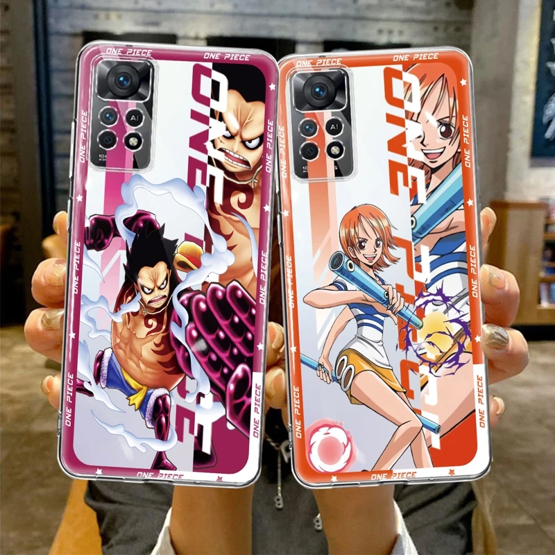 

One Piece Luffy Zoro Nami Burukku Anime TPU For Xiaomi Redmi Note 7 8 9 10 11 12 4G 5G Pro 9S 10S 10Pro 11T NOTE11 8T Coque Case