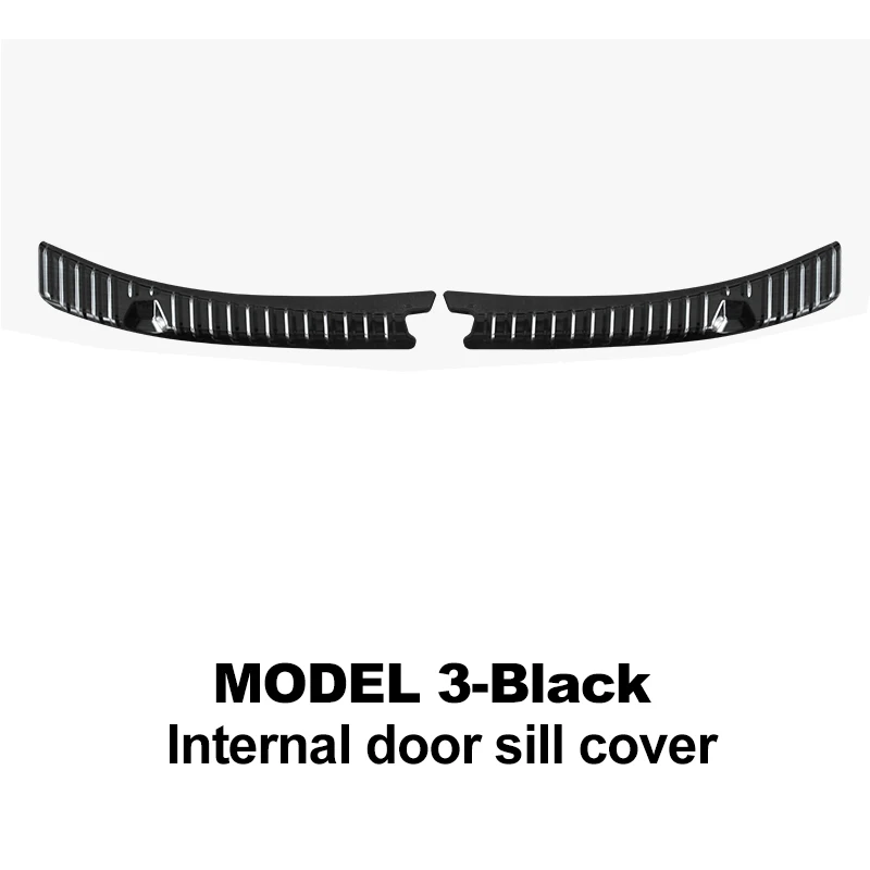 Для Tesla Model 3 2022 защита багажника заднего бампера накладка на порог из нержавеющей
