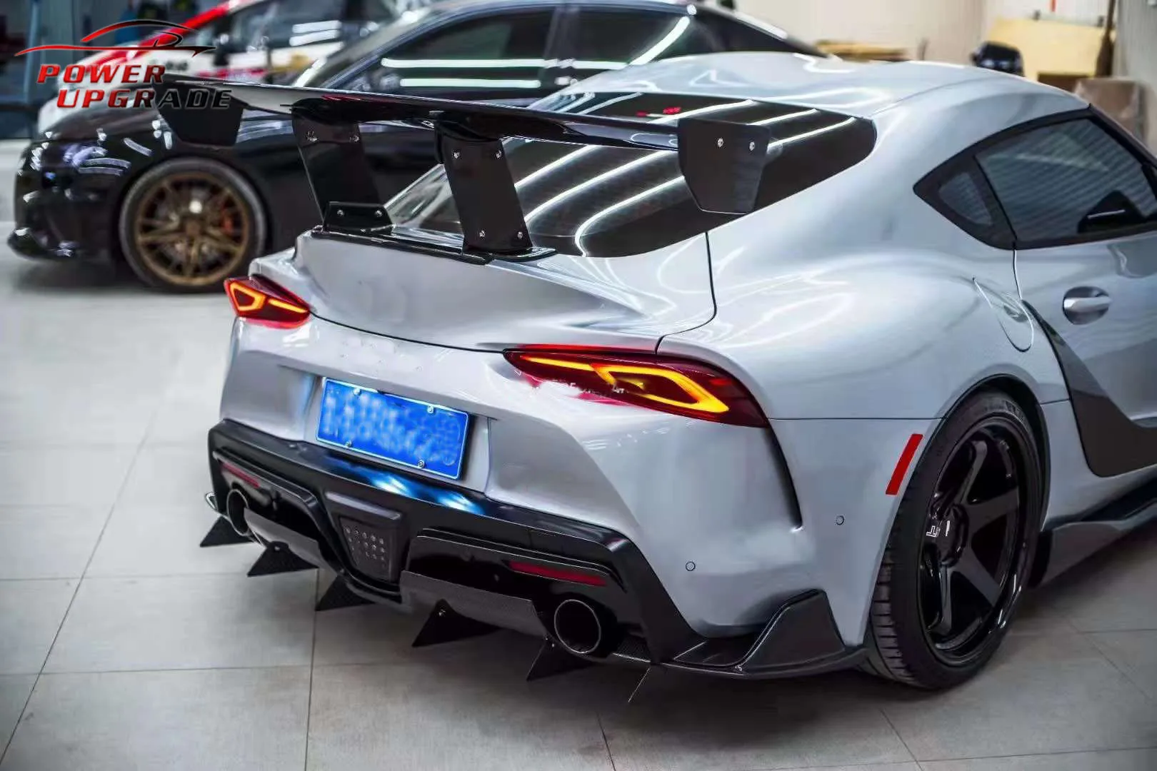 Для Toyota Gr Supra A90 A91 Mkv Заднее крыло багажника из углеродного волокна Задний спойлер
