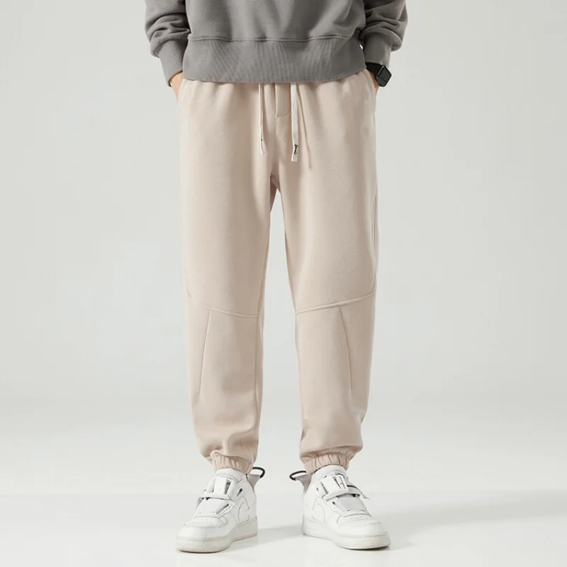 

Мужские весенне-осенние повседневные шаровары высшего класса, Новое поступление 2022, мужские Модные трендовые мешковатые брюки с эластичны...