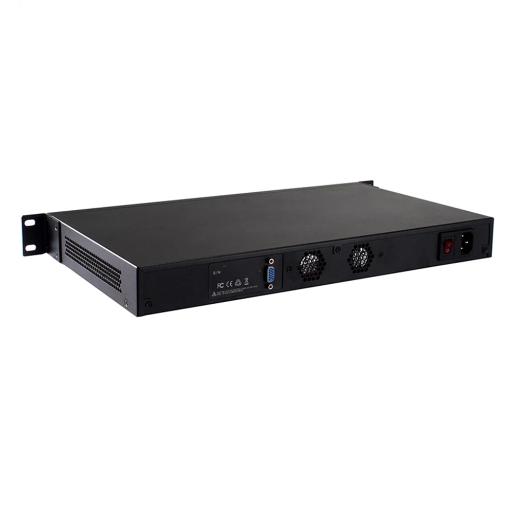 Брандмауэр HUNSN 19-дюймовый монтаж в стойку 1U VPN Microtik Pfsense Plus Intel Core I3/I5/I7 RS11 UNNsense