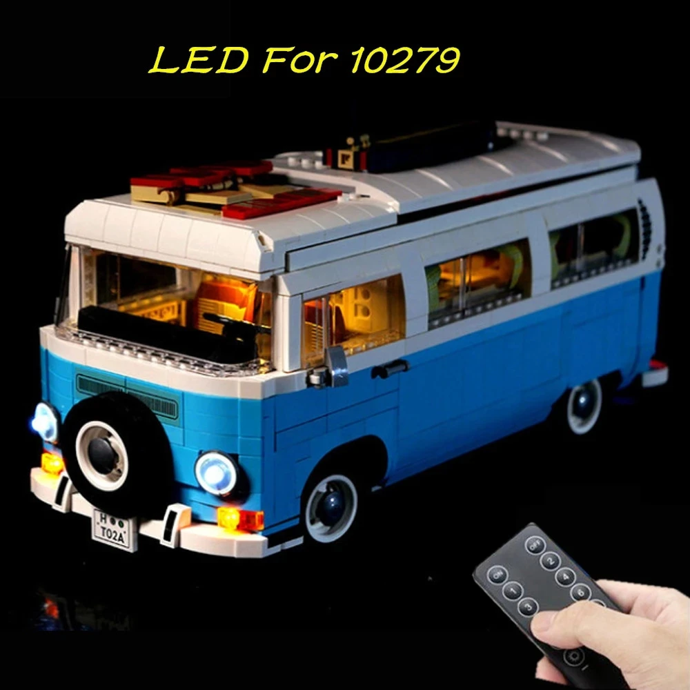 Набор со светодиодной подсветкой для 10279 T2 кемпера фургона набор игрушек сделай