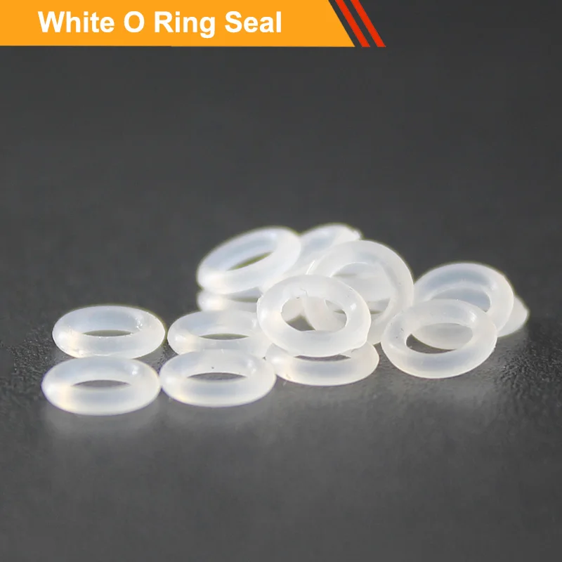 

20 шт. уплотнительное кольцо 1,9 мм CS VMQ уплотнительное кольцо уплотнительная прокладка 34 мм-60 мм OD белое Силиконовое уплотнительное кольцо