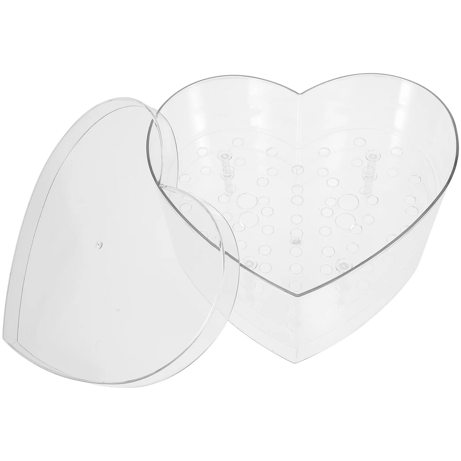 Подарочная коробка в форме сердца цветочные коробки держатель для букета