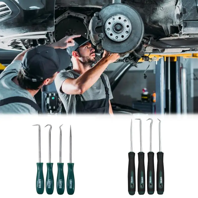 

4PCS Car Oil Seal Removal ScrewdriversTool Kit O-Ring Gasket Puller Remover Pick Hooks Tools Auto Mini Precision Hooks Tools
