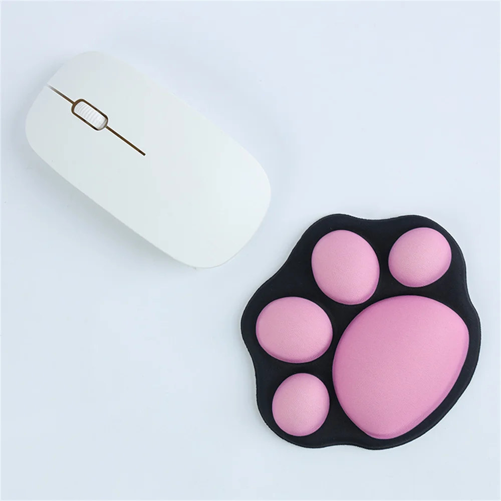 

Kawaii Cat Paw Mouse Pad Cartoon Computer Mouse Wrist Rest Non-slip Hand Rest Support Office Supplies Desk Accessories