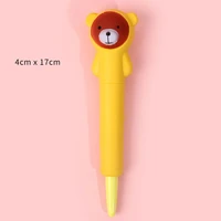 decompression pen creative soft slow rebound rabbit alpaca dinosaur bear gel pen cute office stationery vent pen