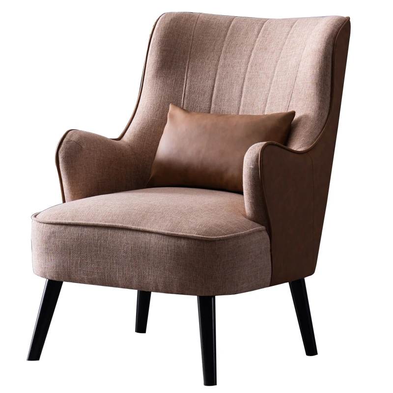 

Одноместный диван, Роскошный домашний Одноместный Диван для маленькой квартиры, гостиной, балкона, общежития, ресепшн, переговоров, сетчатая спинка знаменитостей