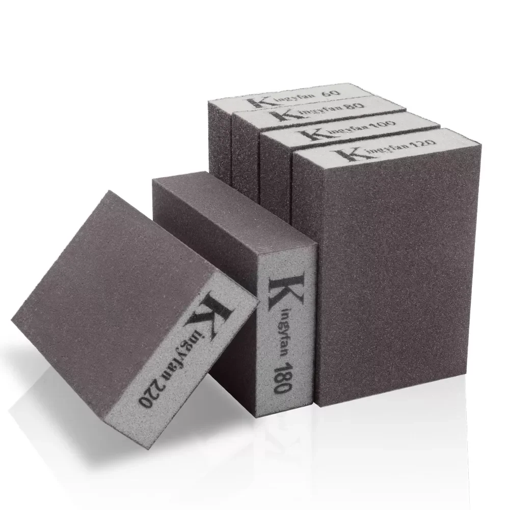 

Sponge Block Rough Medium With Words Fine Grit Flexible Dry Abrasive Drywall Craft Polishing Emery Kitchen 120-1000 Grit