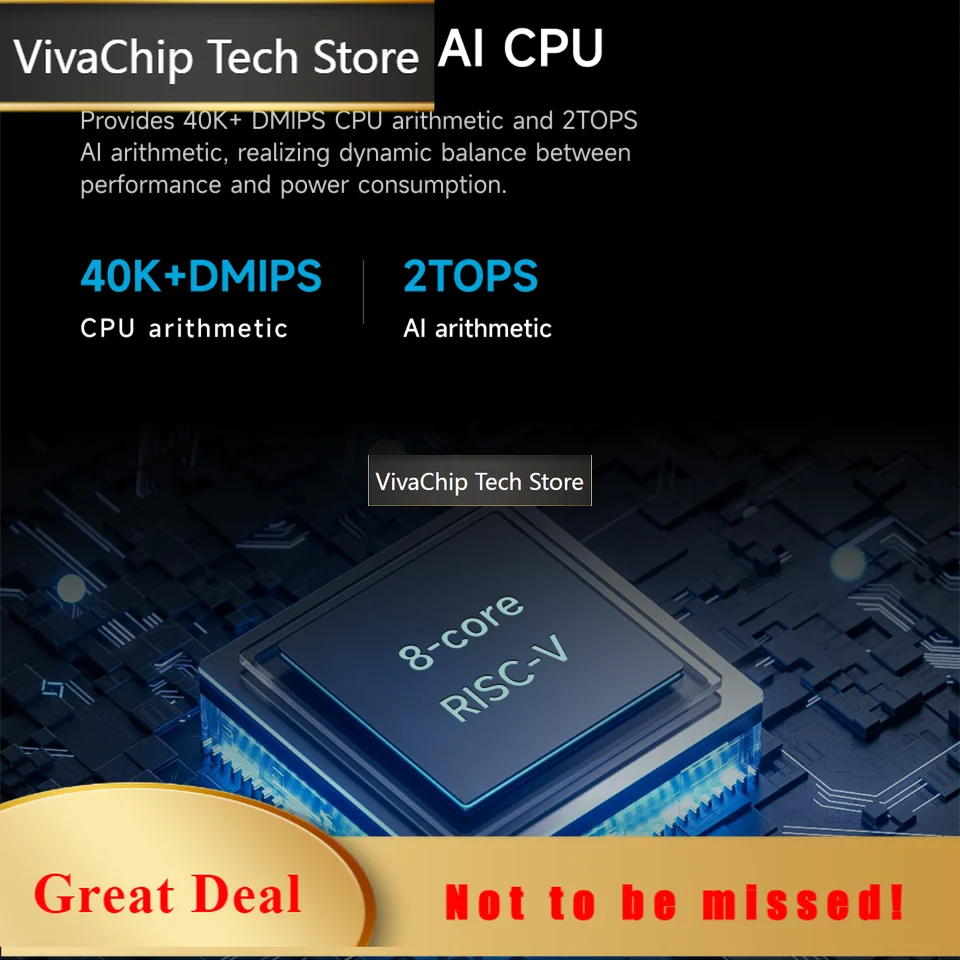 Фото Плата для разработки VivaChip TechOrange Pi R2S с 2 ГБ ОЗУ, RISC-V, 8 ГБ EMMC, 2 TOPS NPU, 2x2.5G + 2x1000M Gigabit Ethernet, одноплатная, C-серия №1
