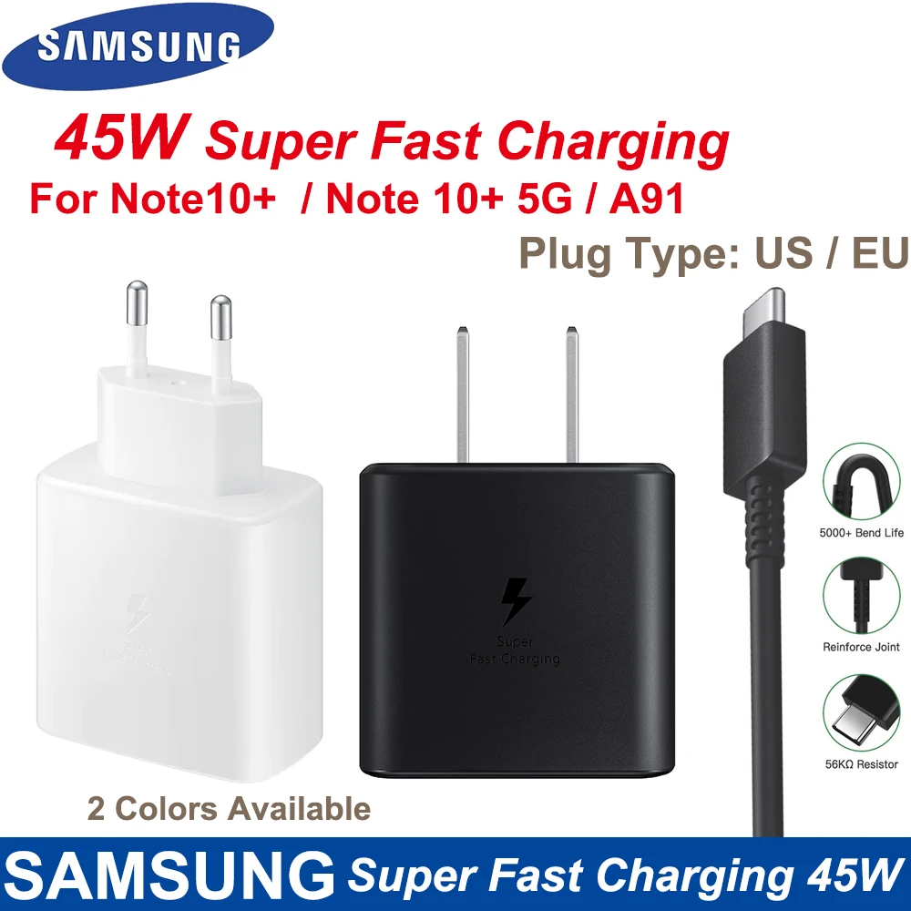 

Samsung Charger Pd 45w 25w Type C Chargeur Super Fast Charging Cargador Samsung Galaxy S23 S22 S21 S20 Note 20 10 A71 Tab S8 S7