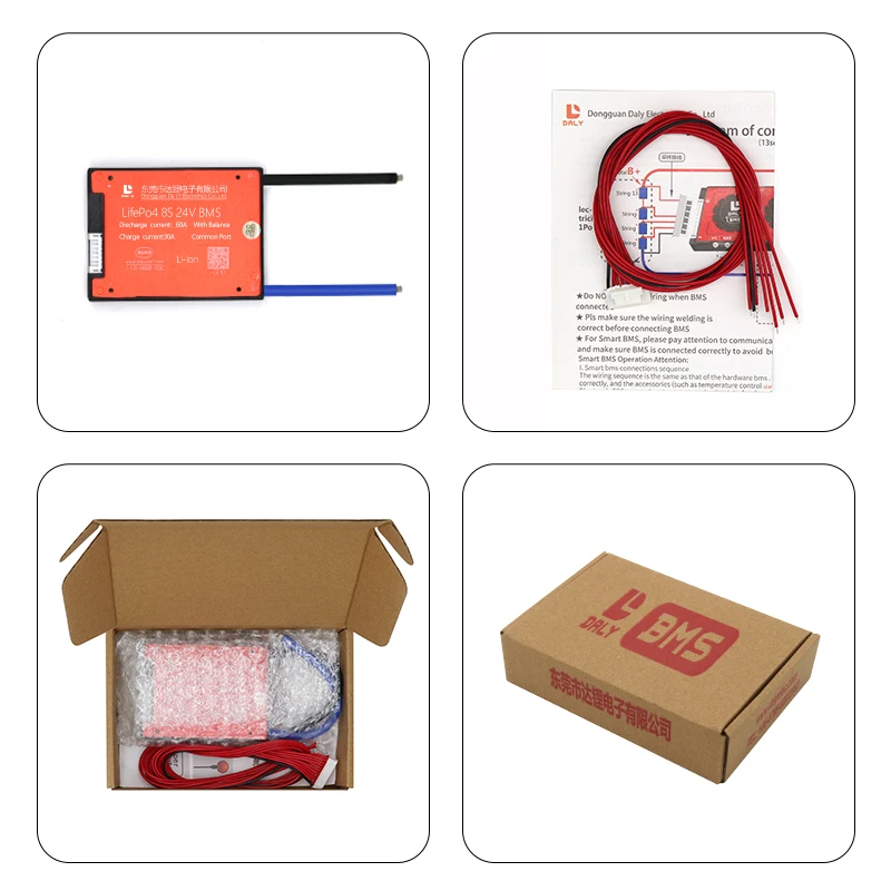 Li ion 7S 10S 13S 36V BMS 15A - 250A 60A 80A 100A 150A 200A 18650 Scooter temper Senso Solar 4S 12V 8S 24V 16S 48V LIFepo4 |