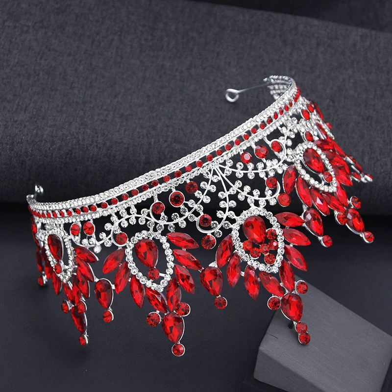 Корона в стиле барокко королевская королева тиары и короны зеленая диадема