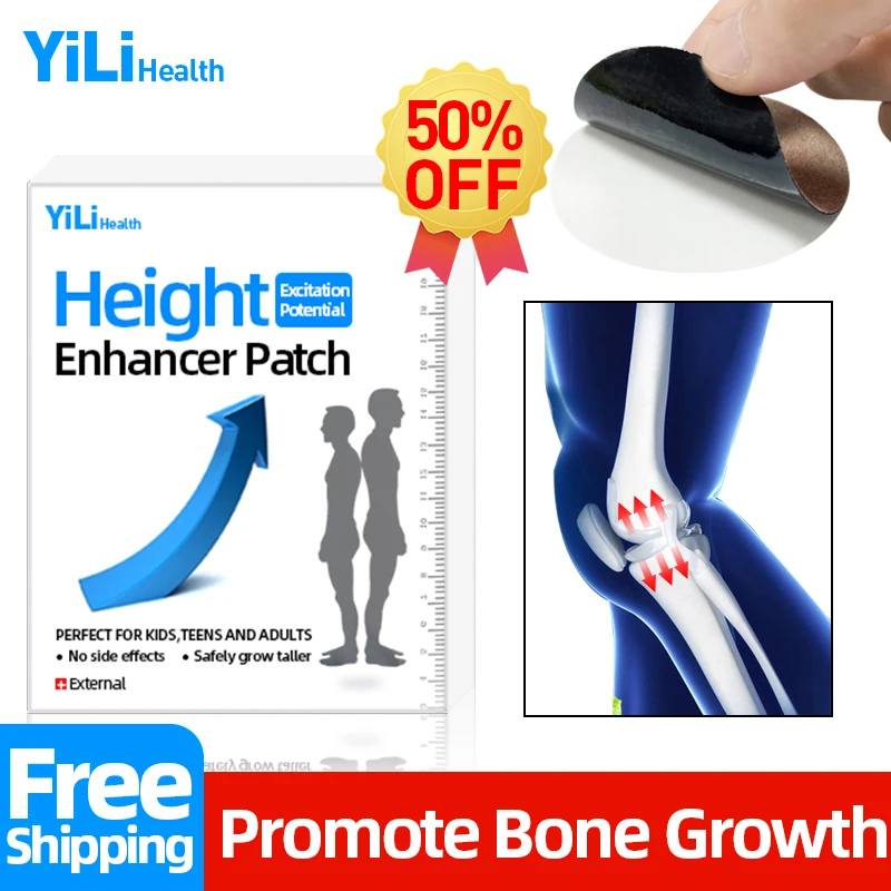 

10/20/30/40pcs Height Increase Foot Patch Promote Body Growth Taller Enhancement Bone Grow Plaster Patches