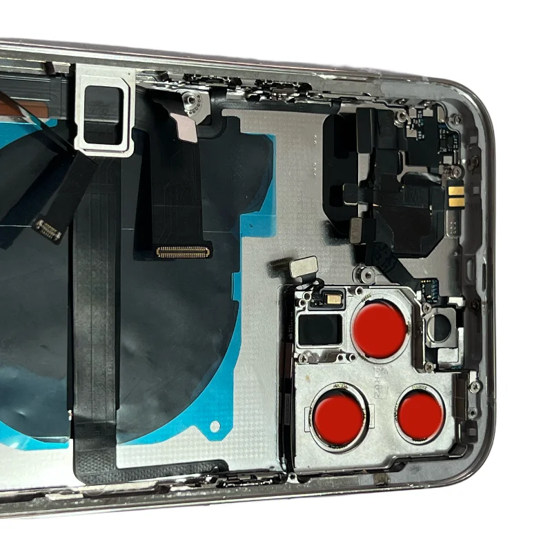 Полная задняя стеклянная крышка батарейного отсека средняя рамка шасси с гибким