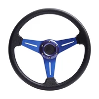 Innovations RST-012R-BL Reinforced Steering Wheel (Leather Steering Wheel 320mmwith BLUE stitch)