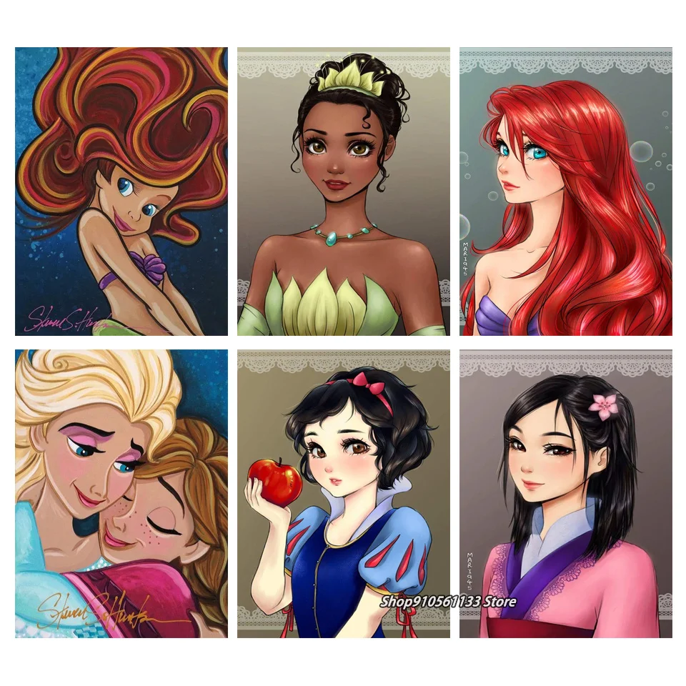 

Алмазная живопись Disney 5d Микки Маус принцесса Мультяшные персонажи Сделай Сам Алмазная аниме мозаика для детей Новогодний подарок DSN020