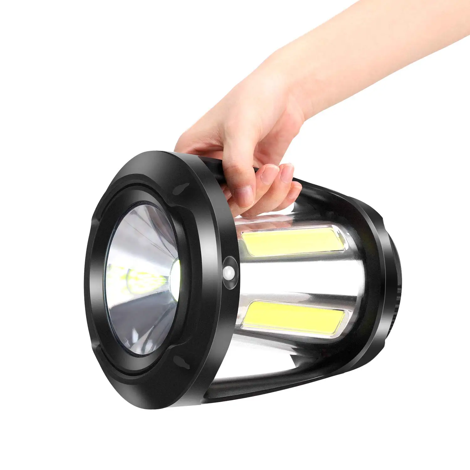 

Camping Light with Sensor Function, Battery Powered 1800 Lumens COB Camping Light for Hurricane, Camping, Emergency Kit