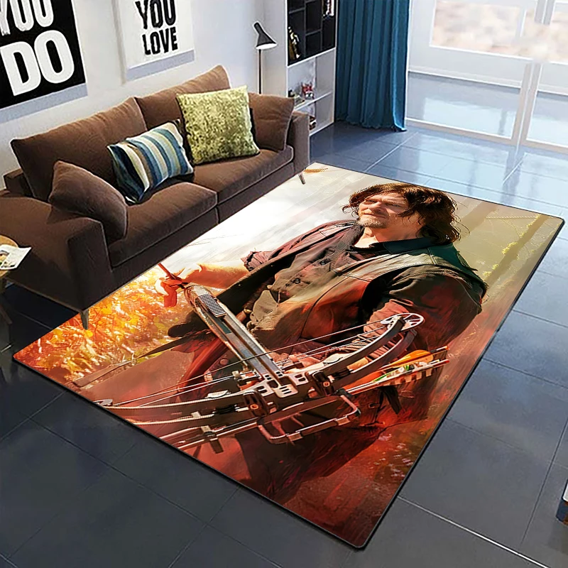 The Walking Dead Carpet Living Room Home Decor Sofa Table Rug Anti Slip Floor Mat  Area Rugs  Alfombras Para La Sala Moderna