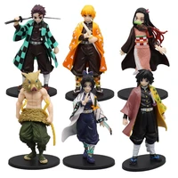anime figure demon slayer anime two dimensional peripheral dolls ornament doll box animation peripherals blade of puppet figures