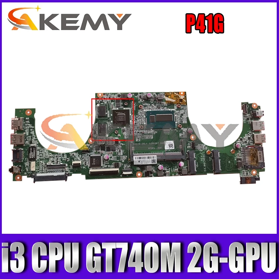 

CN-00PG1M 002DY8 00PG1M для Dell P41G Vostro 14-5470 5439 материнская плата для ноутбука DAJW8CMB8E1 с процессором Intel i3 GT740M 2G-GPU протестирована