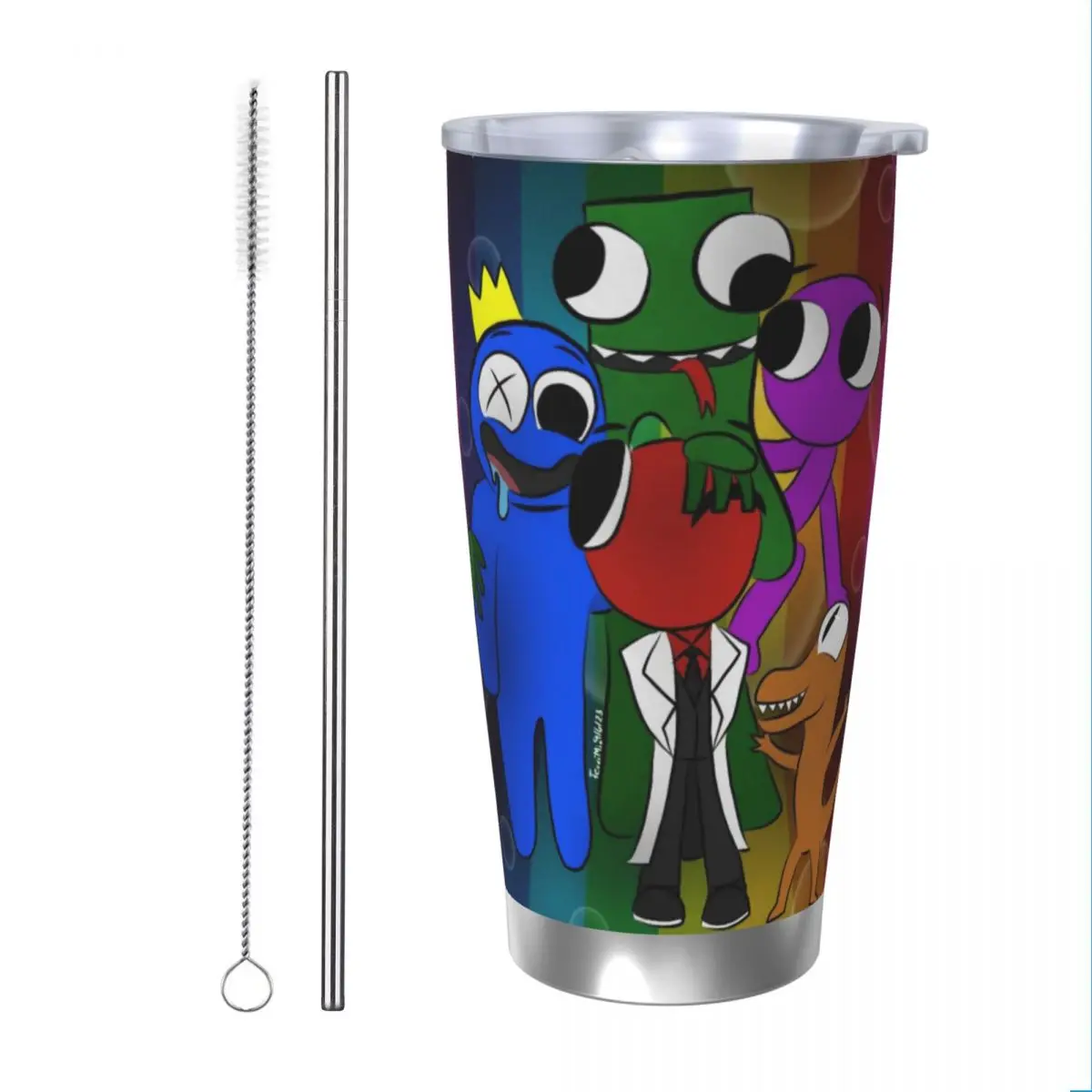 Rainbow Friends 20oz Stainless Steel Insulated Thermal Coffee Car Cup Cold Hot Mugs Vacuum Flask
