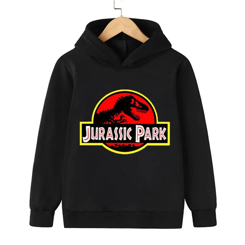 

Kids Hoodies Childen Cartoon Hoodies Clothes Jurassic World Dominion Teenage Loose Sport Tops Long Sleeve Sweatshirts 4-14 Year