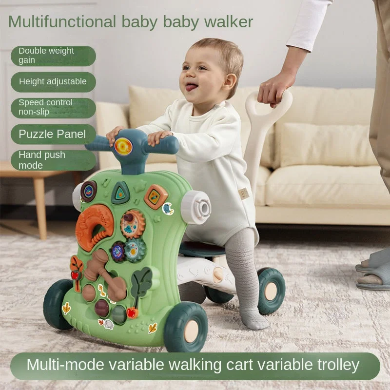 0-6 Years Baby Walker Multifuctional Toddler Walker Sit-to-Stand Learning Musical Walker Toys For Balance Walker Kid Early Toy