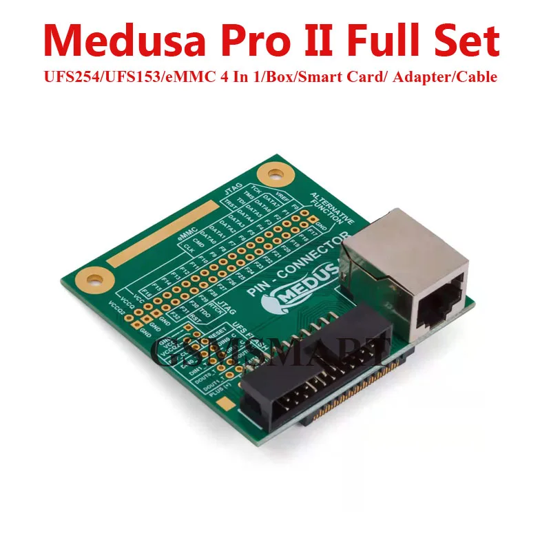 Полный комплект Medusa Pro II 2025 г. / коробка 2 с адаптером гнезда eMMC + UFS BGA 254 153