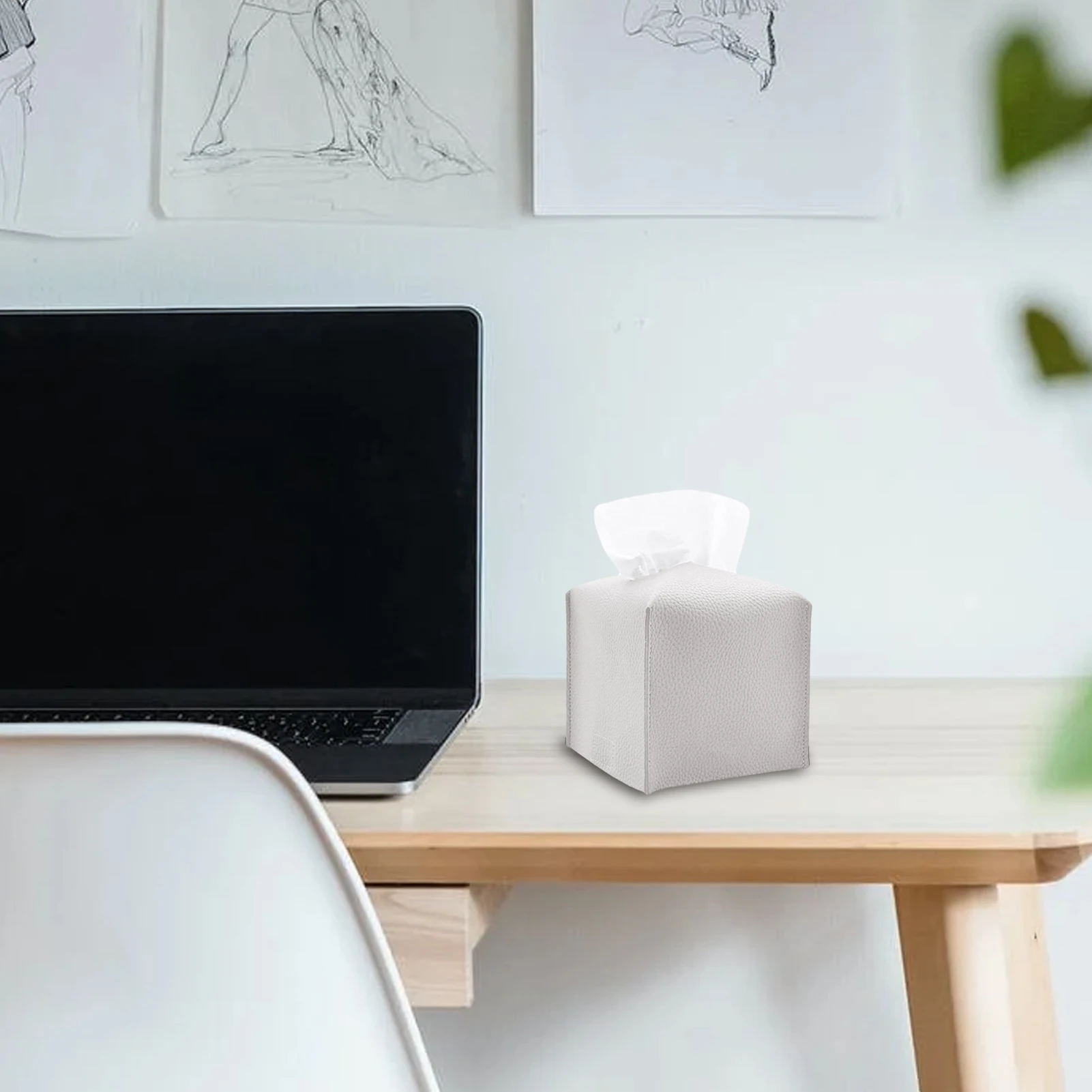 Флюоресцентная коробка для салфеток ванной комнаты |