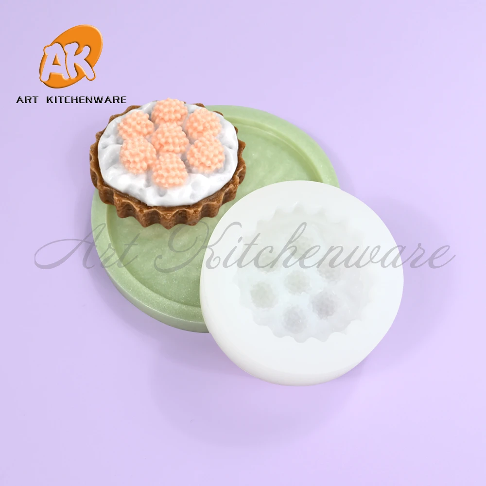 Силиконовая форма для малины воск мыла смолы сжимаемая изготовления игрушек