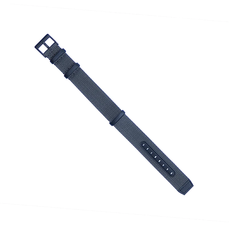 Ремешок полевой мужской из нейлона и натуральной кожи Зеленый Черный Серый 20 мм 22