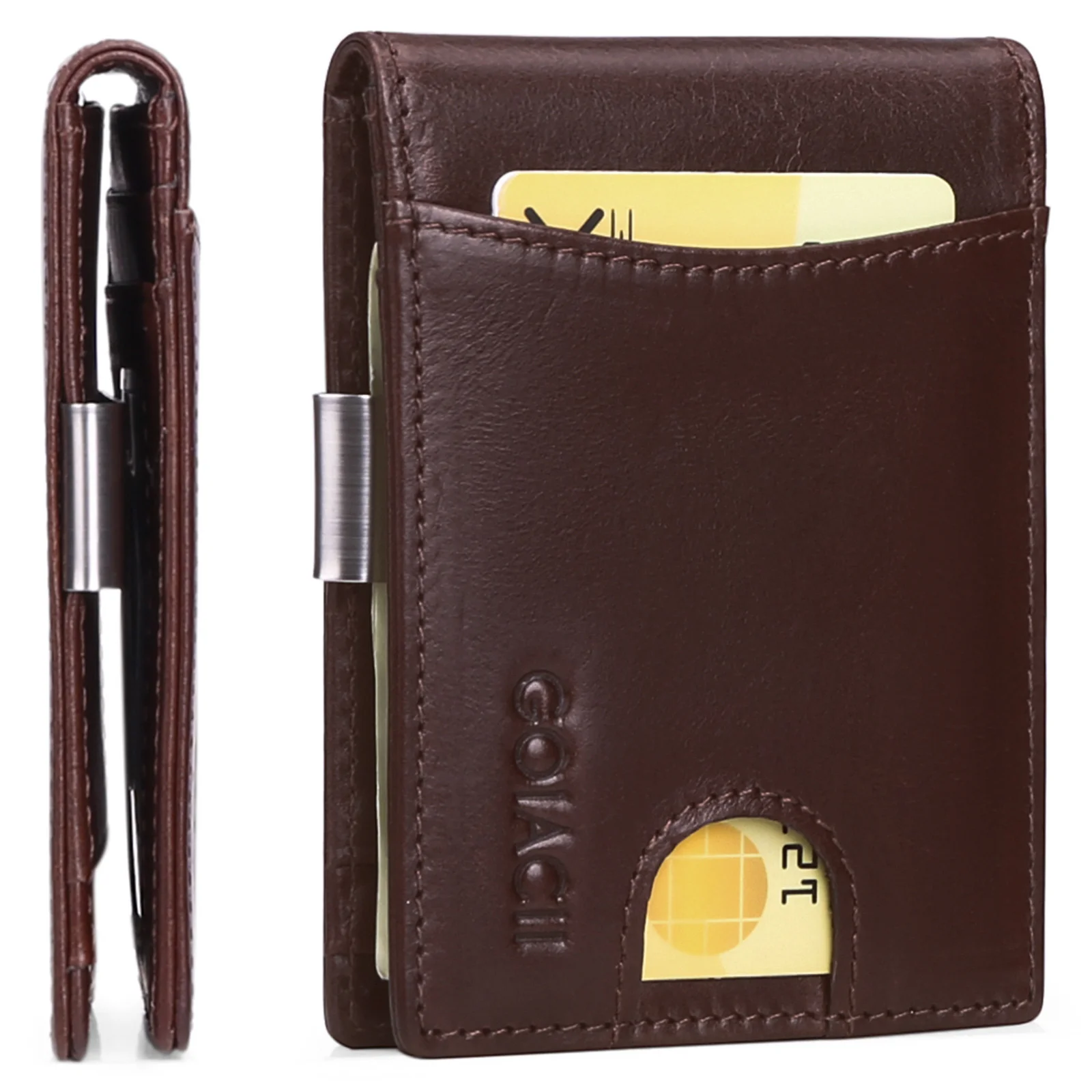 

New men's wallet Multifunctional business leather wallet