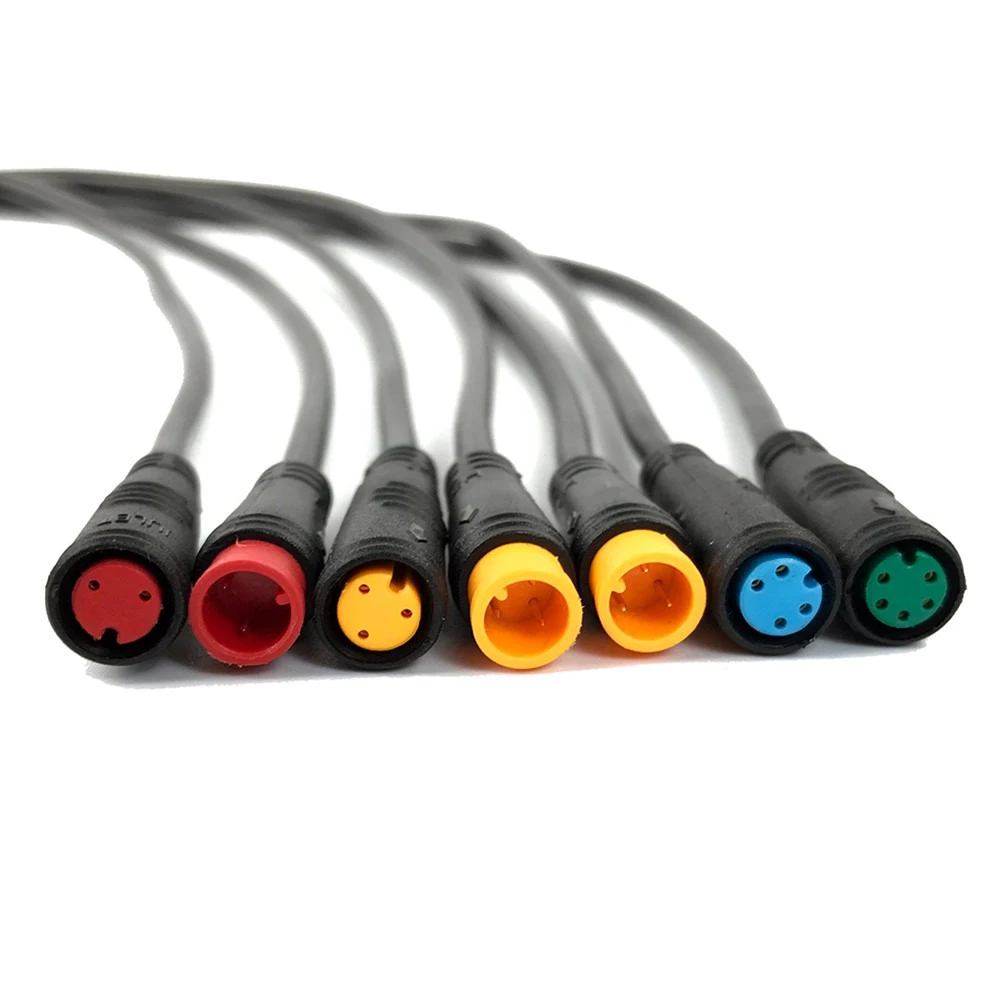 

E-bike Display Connector 2/3/4/5/6 Pin Cable Extension Cord Waterproof Connector Signal Line Electric Bicycle Accessories
