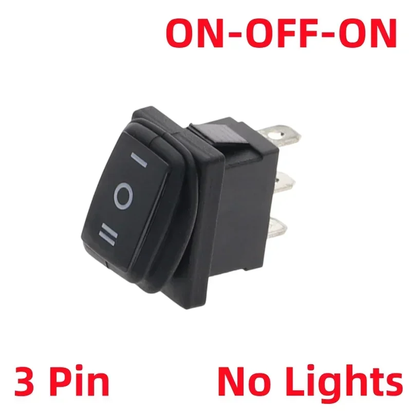 

Водонепроницаемый кулисный переключатель KCD1 3-контактный зеленый 250В/6А