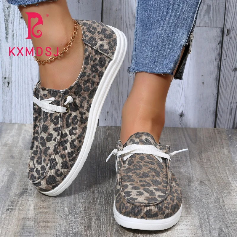 

Summer New Flats Shoes for Women 2022 Fashion Comfort Light Women Walking Shoes Woman Leopard Shallow Casual Shoes Zapatos Mujer
