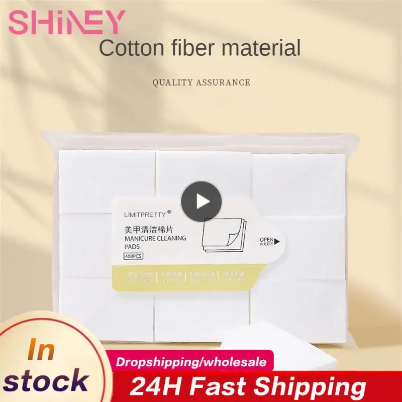 

Прочные впитывающие влагу прокладки для ногтей, жесткая отрывка без деформации, чистящие хлопковые инструменты для маникюра, без крошек, снятие ногтей, Плоский срез