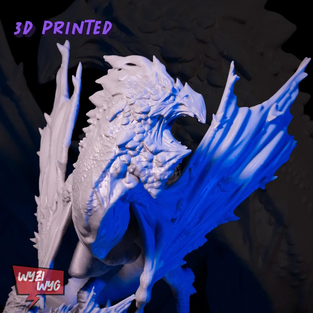 

Cockatrice Miniature, Mythical Beast, Basilisk Figure, Dragon, HD 3D Printed Model, Pathfinder, Tabletop, Wargame, DnD, TRPG