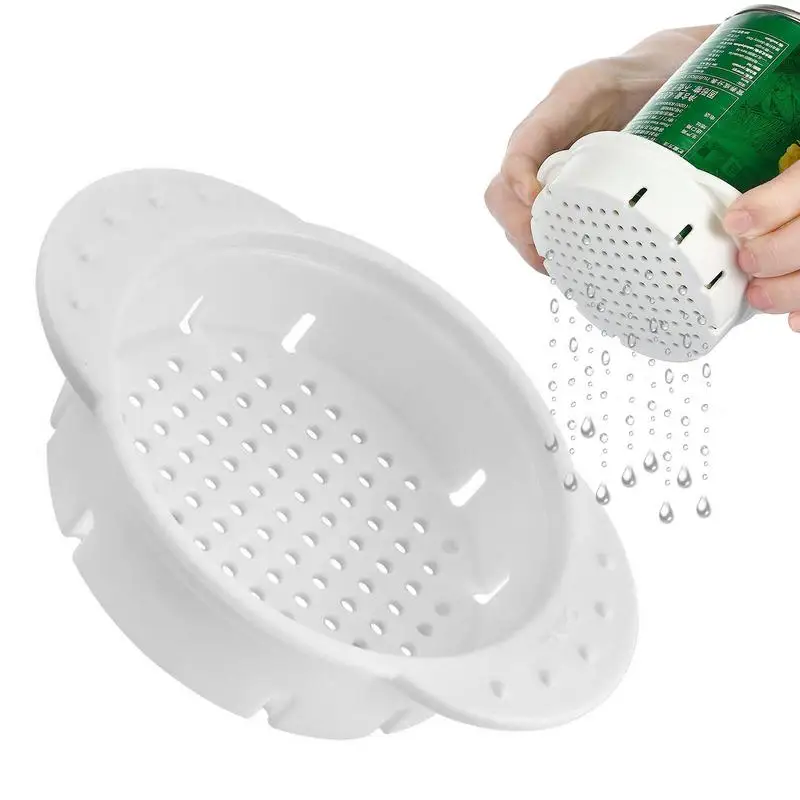 

Universal Tuna Can Strainer Food Can Colander Tuna Strainer Press Safe Lid Oil Drainer Remover For Tuna Canned Fruit Vegetable