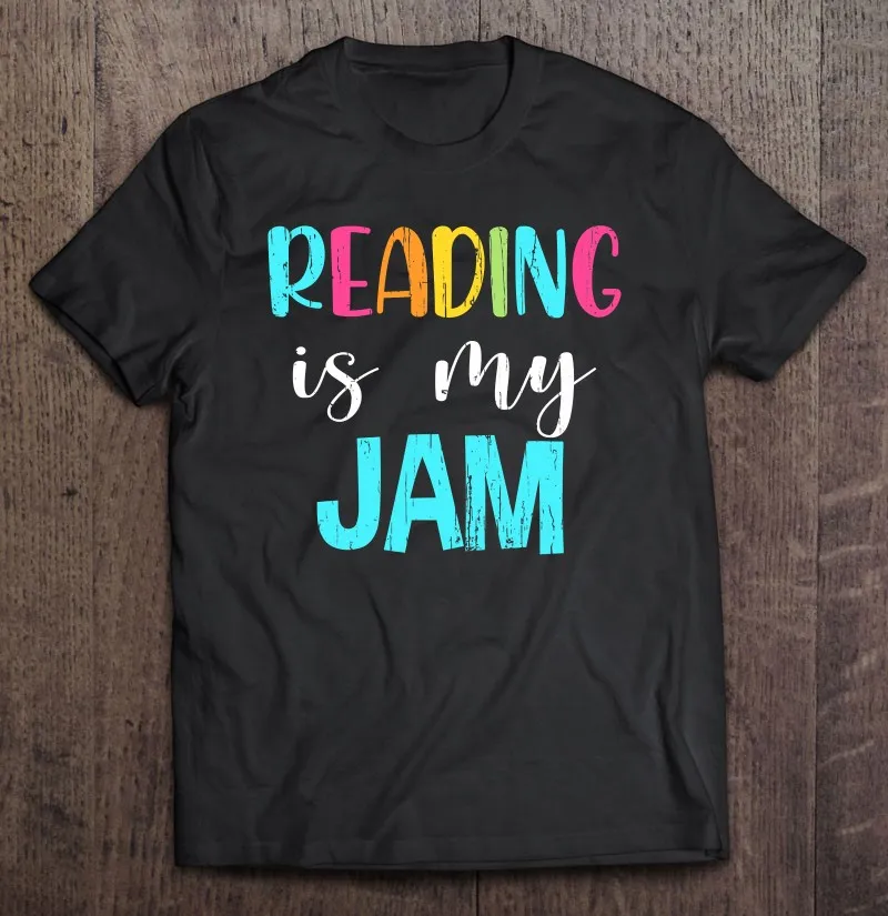 

Футболки для любителей чтения, чтения, чтения и чтения с надписью «My Jam», одежда для мужчин и женщин, Мужская одежда, футболки, мужская одежда