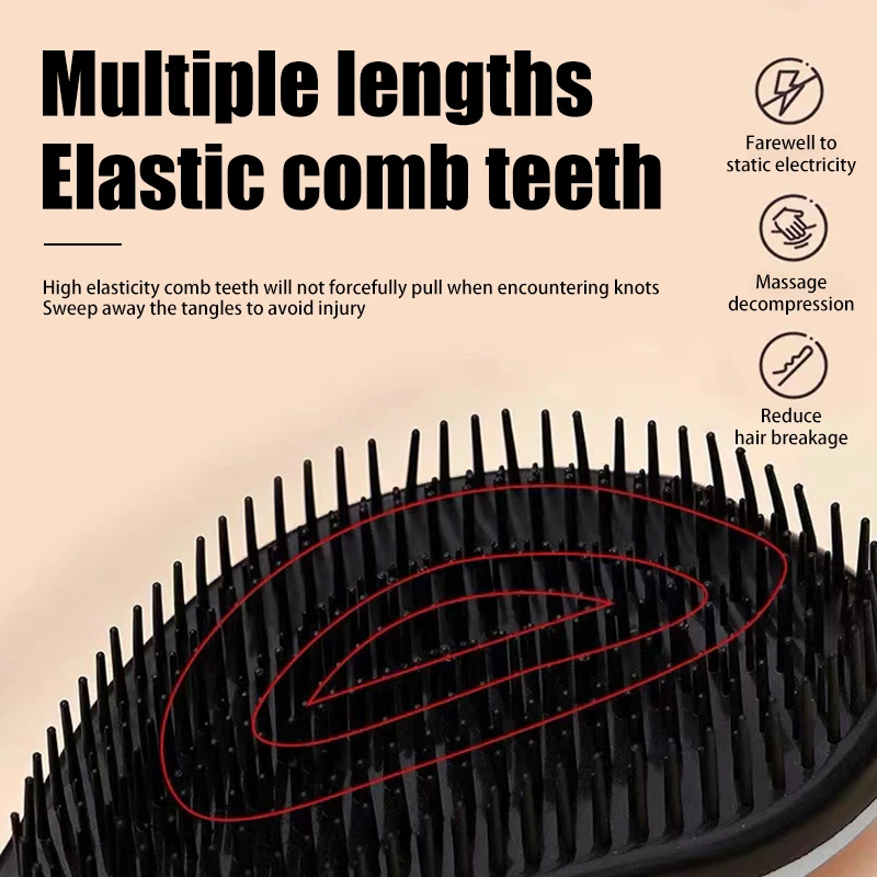 Женская щетка для волос безопасная массажная расческа защиты гладкой кожи