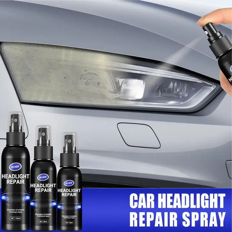 

Car Headlight Polish Repair Fluid Instantly Remove Oxidation Auto Light Restoration Liquid Heavy Duty Headlamp Cleaner For Cars