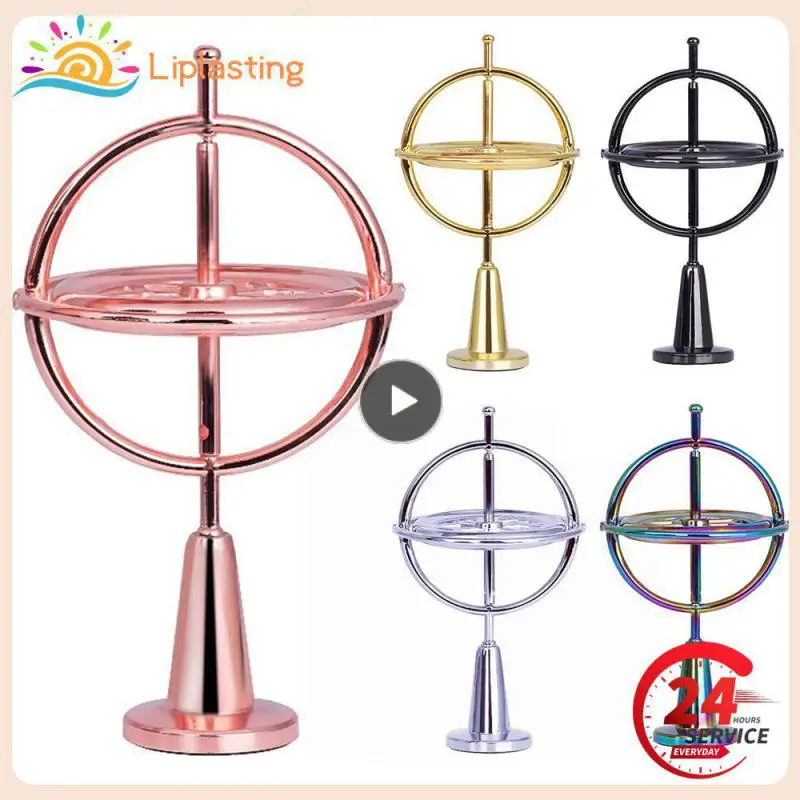 

1~8PCS Mini Metal Gyro Gift Classic Metal Gyro Great Performance Accurate Educational Toy Finger Gyroscope Spinning Top Birthday