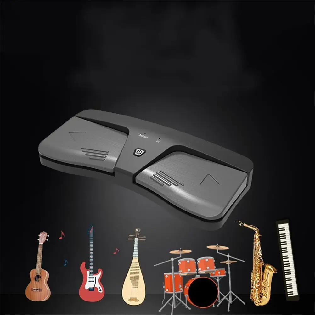 

Умная Беспроводная ножная педаль, совместимая с Bluetooth, раскладной нож для гитары, аксессуары для музыкальных инструментов
