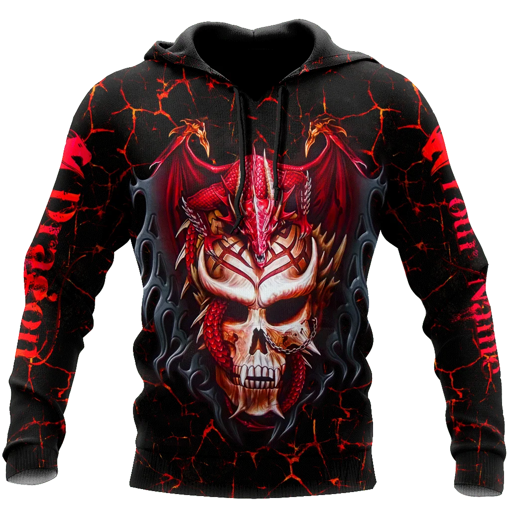 

Men's hoodie 3D printing dragon element fashion sweater personality street home casual pullover plus size jacket 003
