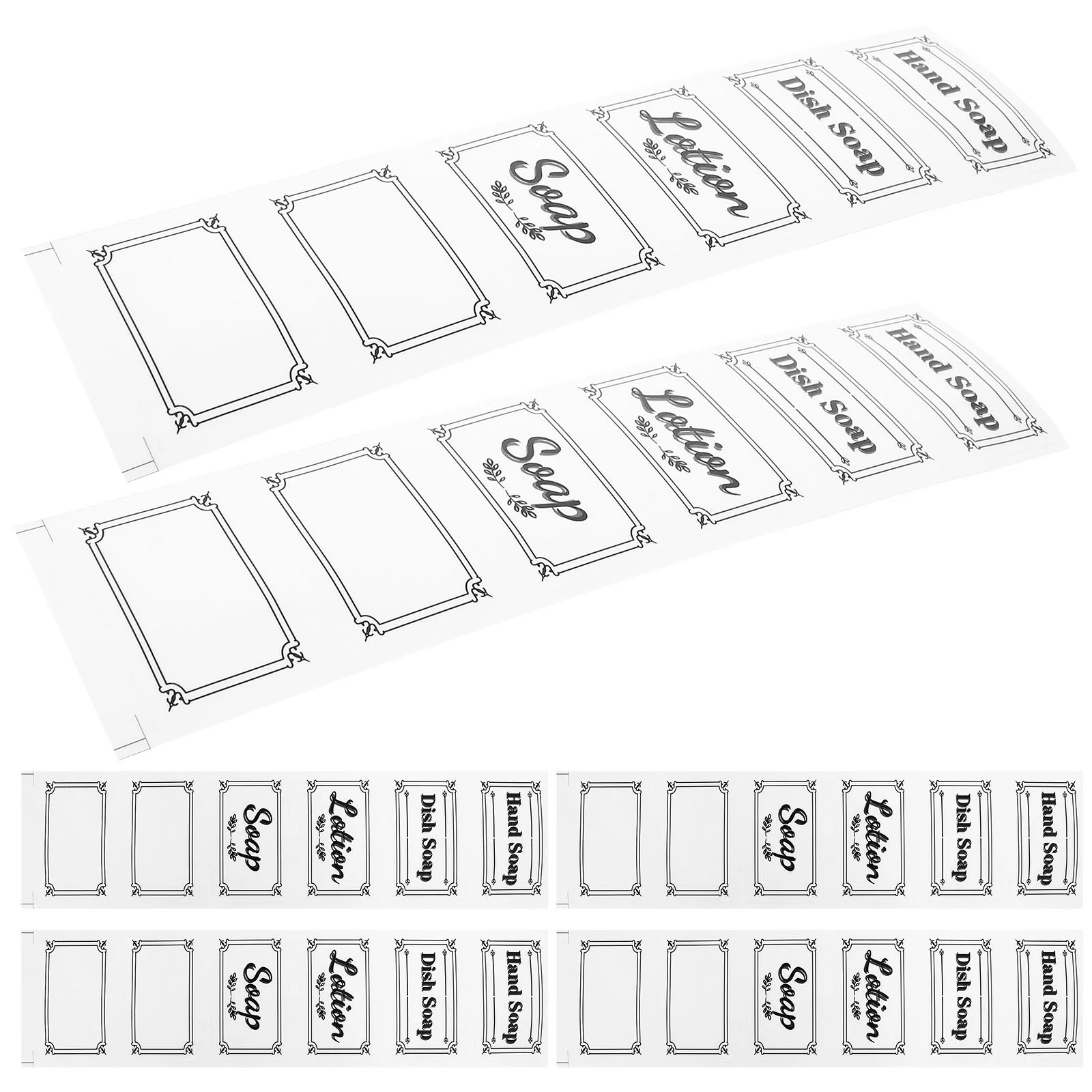 6 шт. этикетка для шампуня аксессуары мыла рук наклейки ванной комнаты