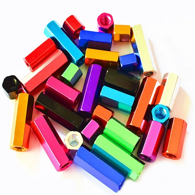 1 шт. M5 M6 Шестигранная прокладка шестигранные шпильки гайки винтовые стержни